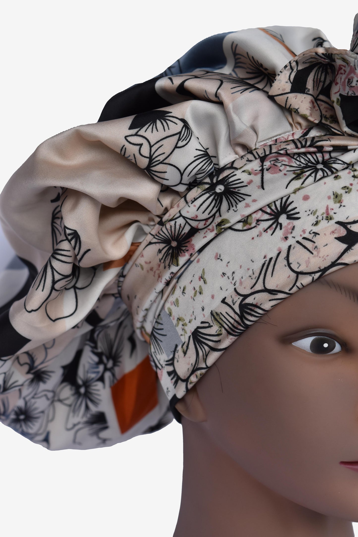 Kifahari Satin Tie Bonnet