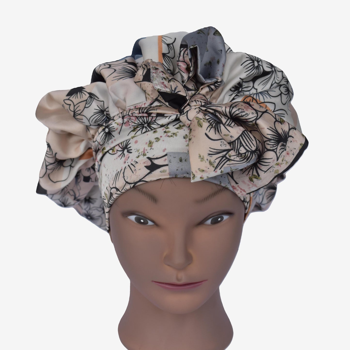 Kifahari Satin Tie Bonnet