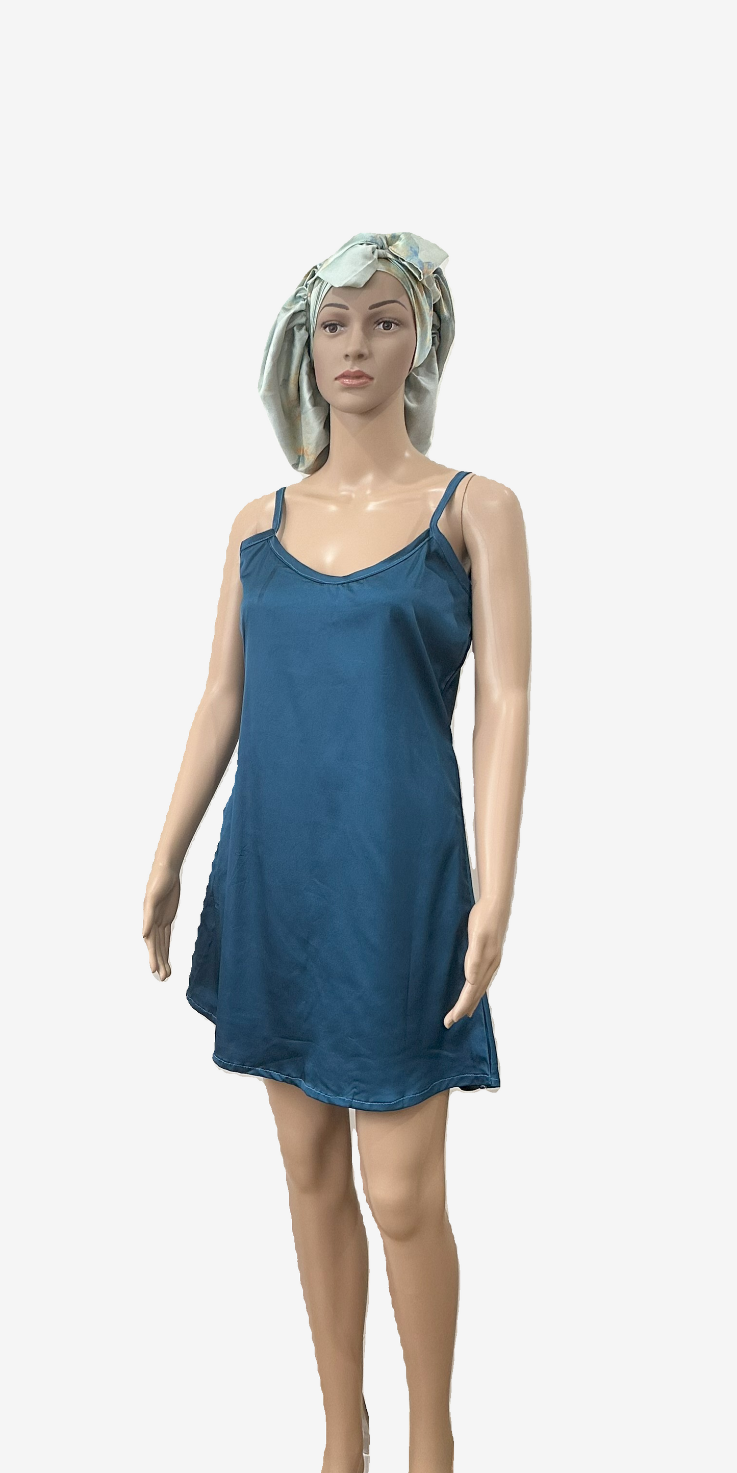Kora Luxe Robe, Slip and Bonnet set