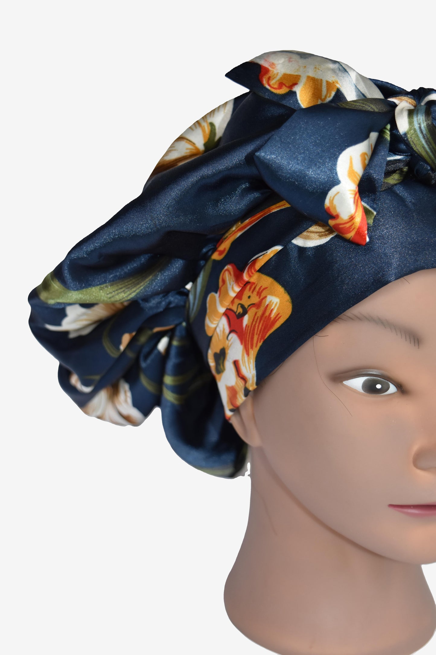 Nuru Satin Tie Bonnet
