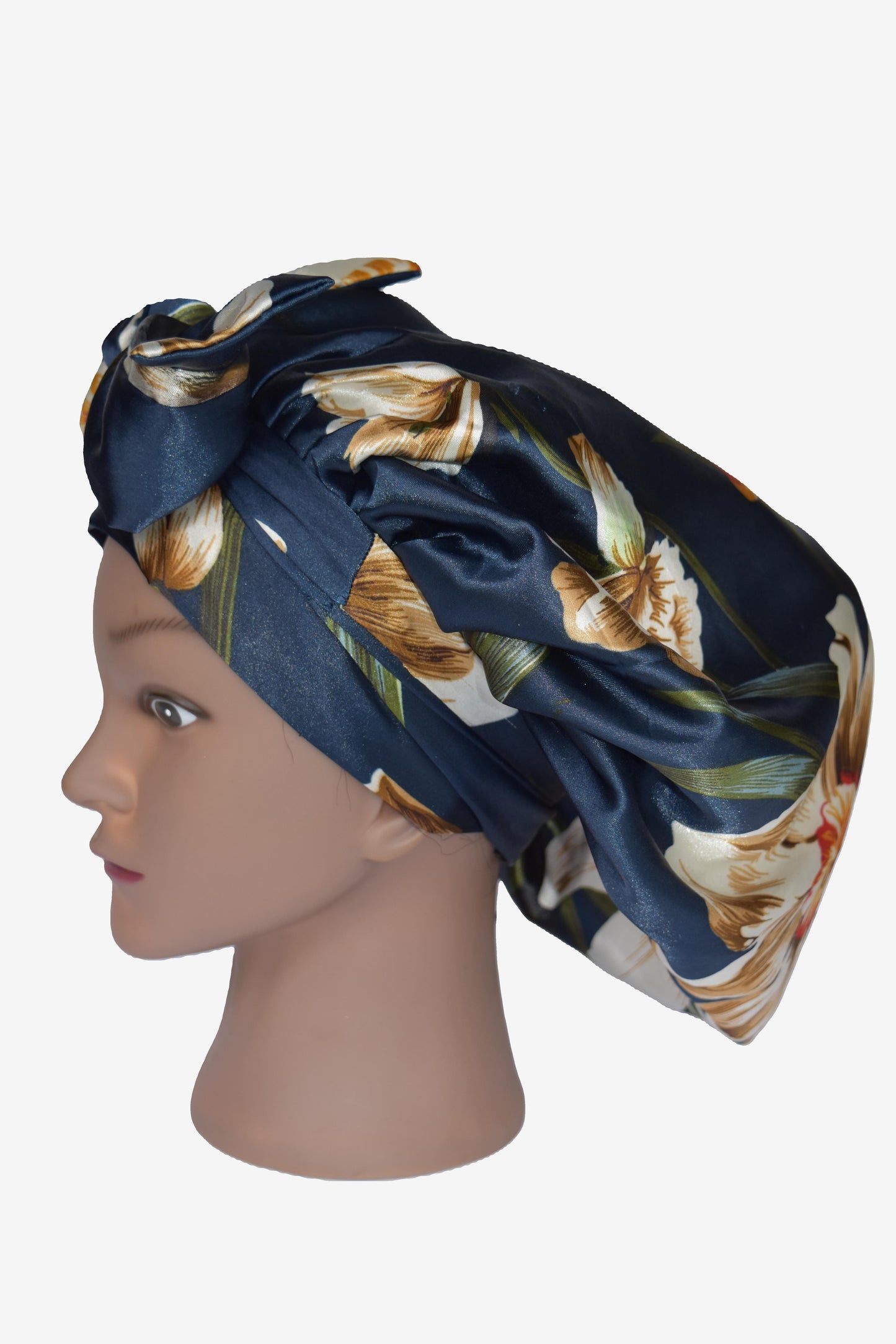 Nuru Satin Tie Bonnet