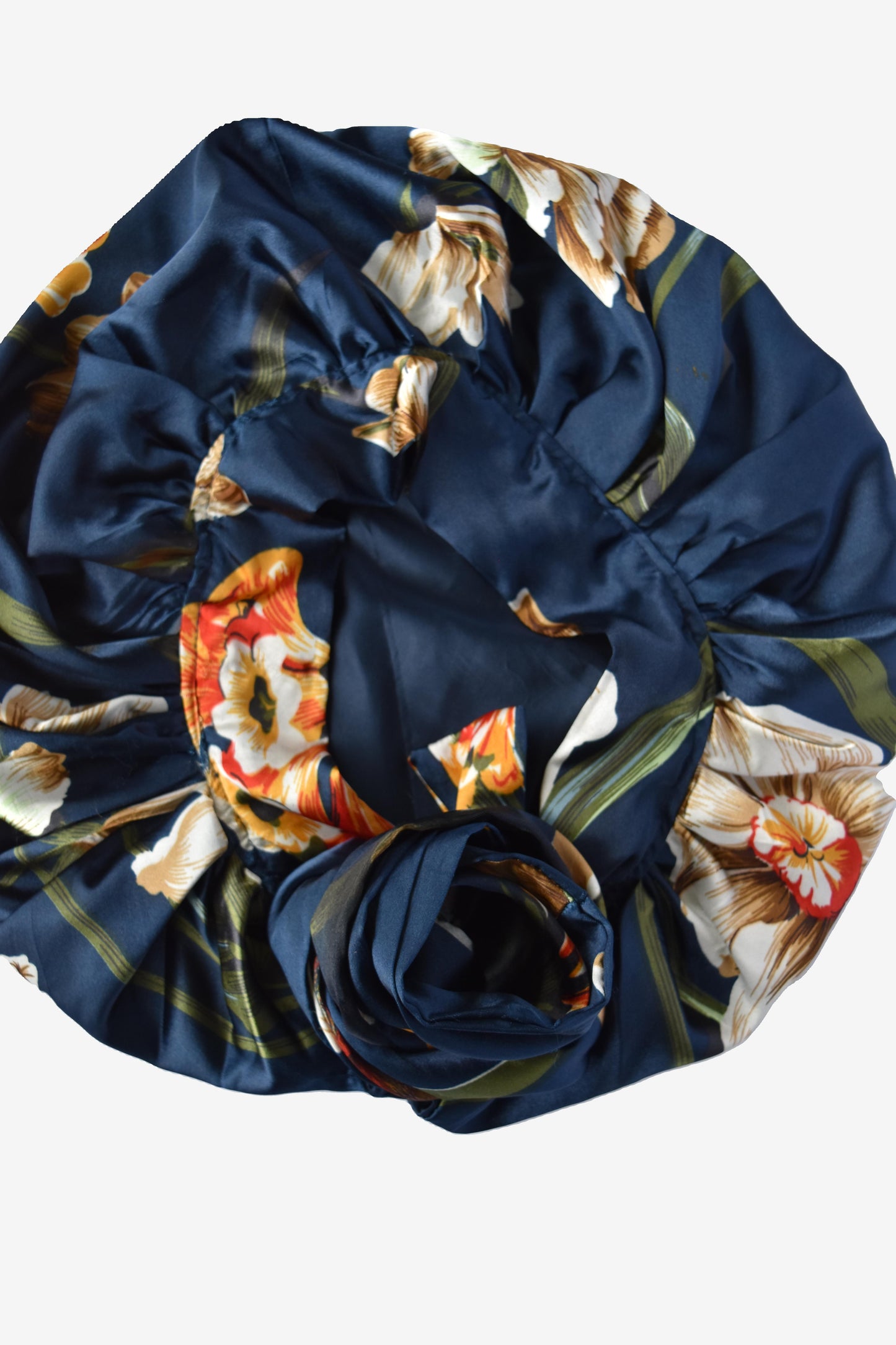 Nuru Satin Tie Bonnet