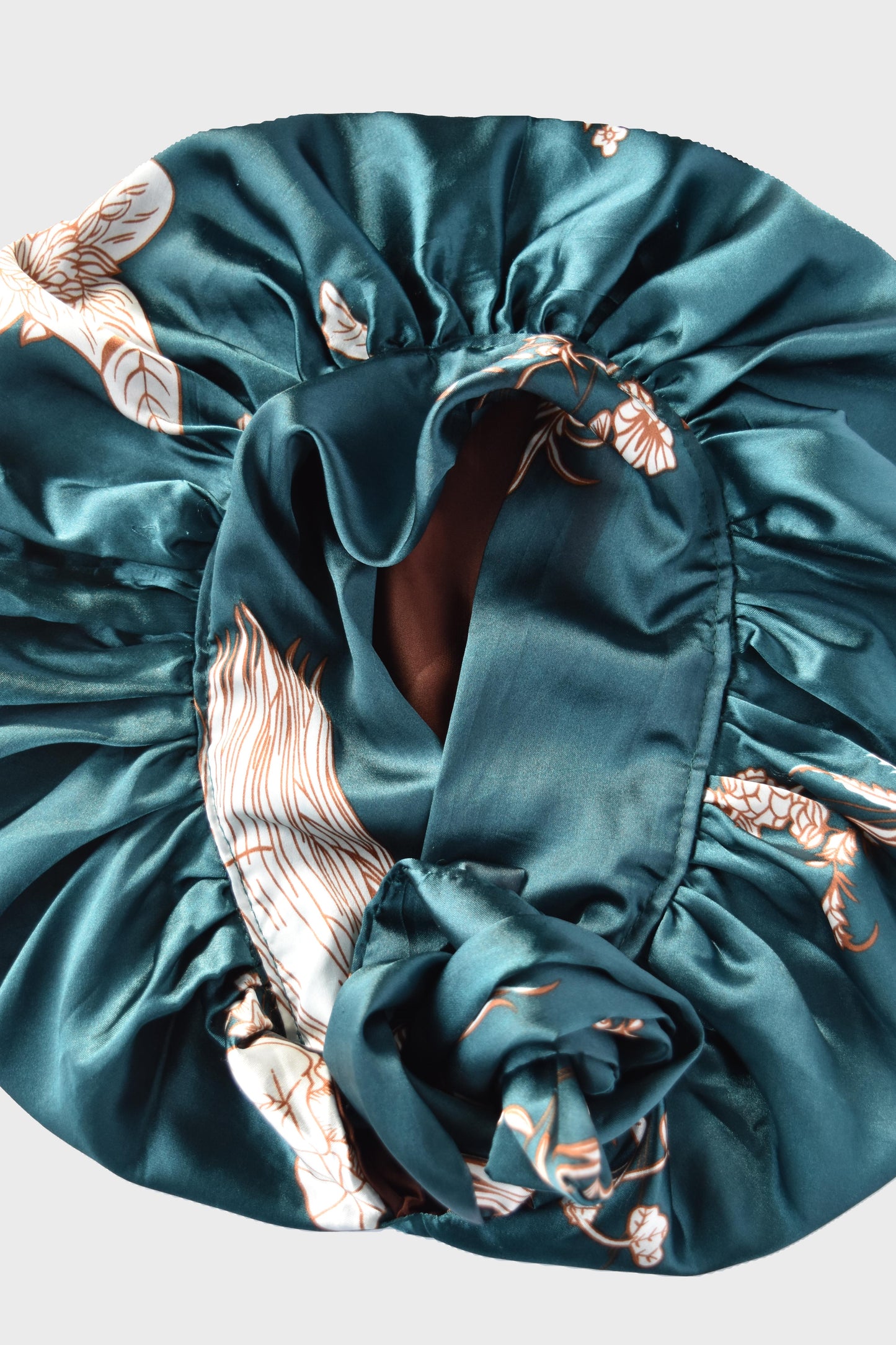 Zamara  Satin Tie bonnet