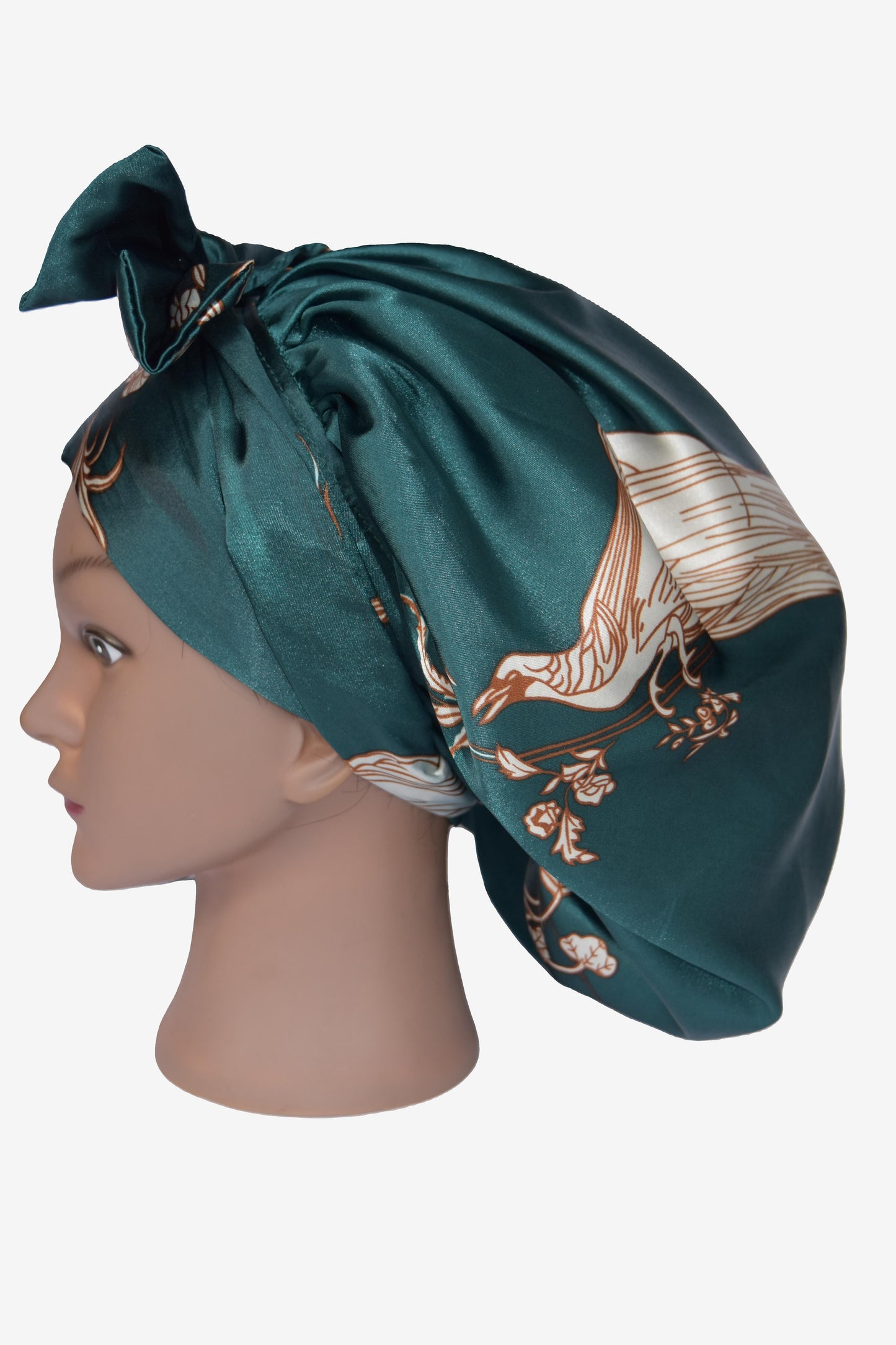 Zamara  Satin Tie bonnet