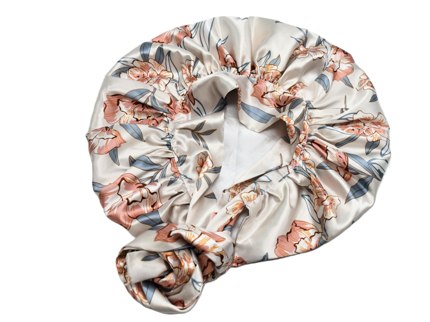 Florette | Luxury Pure Silk Bonnet for all hair types – Anti-Frizz, Protective Night Cap by Curly Comforts