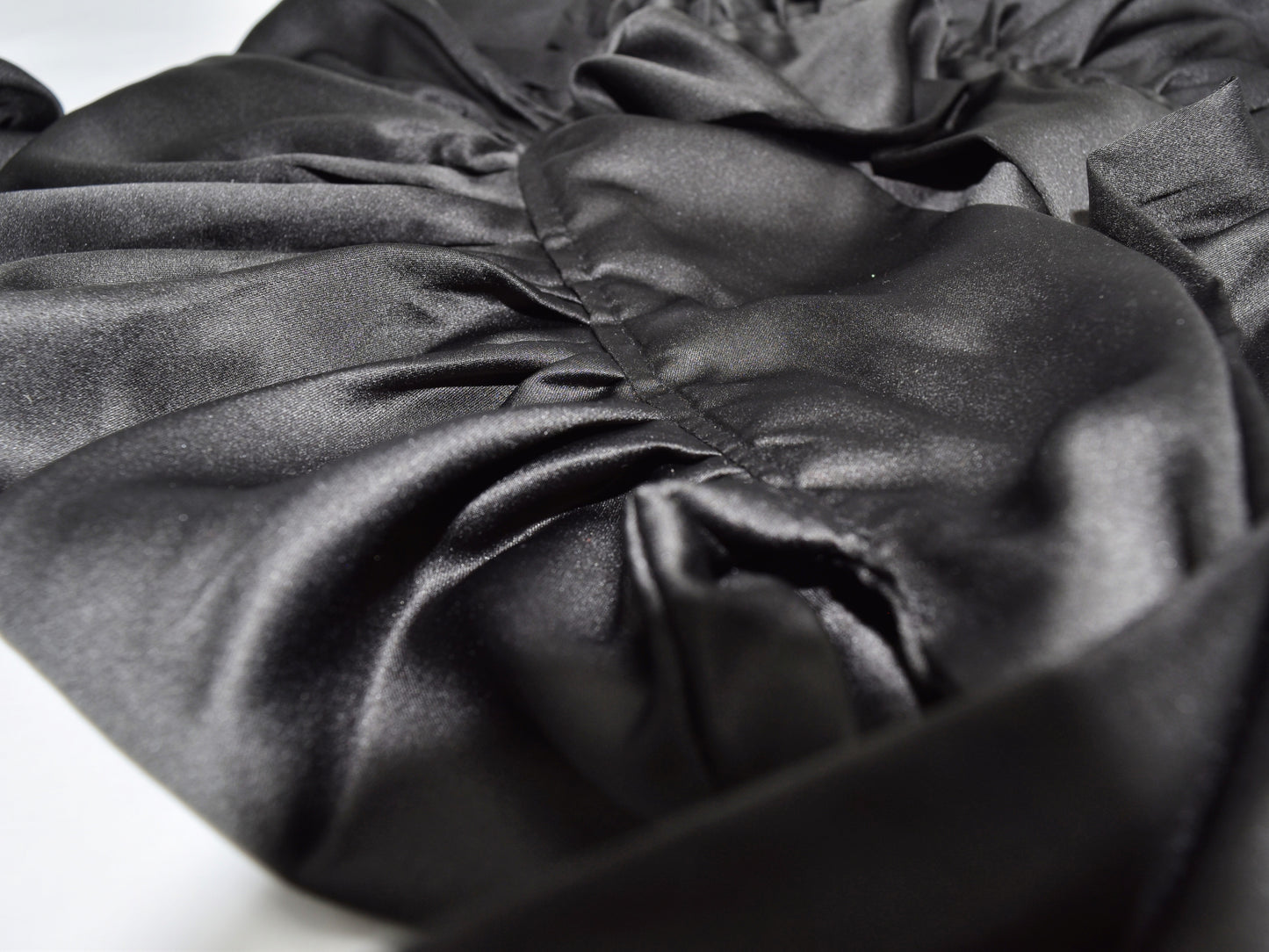 Black Silk Allure | 100% pure  silk bonnet for curly & coily hair – anti-frizz night cap by Curly Comforts